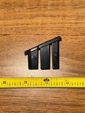 5431914 Polaris Pure Nos Snowmobile Rh Bumper End Caps 96-99