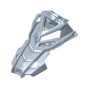 5450455-070 Polaris Uv Hood Gloss Black Genuine Oem Part Qty 1