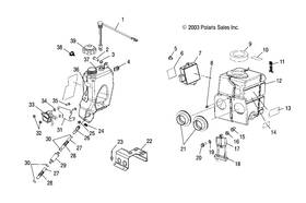 7052207 Polaris Straight Press In Fitting Genuine Oem Part Qty 1