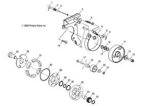 7661125 Polaris Pin 3/8 X 1 Clevis Genuine Oem Part Qty
