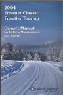 9918289 Polaris Frontier Snowmobile 132 Maintenance Owners 2004 Manual