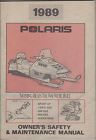 9911502 Polaris Owners Maintenance Sport Manual 574 Snowmobile Trail 1989