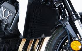 Rad0100bk R&g Racing Black Aluminum Radiator Guard For 2011-2018 Honda Cbf1000 Abs