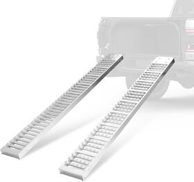 10102049 Rockland 84 Inch X10 Steel Loading Ramp 1000lbs Silver