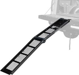 10102163 Rockland Heavy Duty Steel Loading Ramp 800 Capacity 80 Inch X 11 Portable Black
