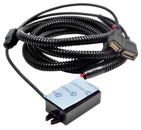 Rsi Racing 7130-r702101-20 Dual Usb Power Cable For 2016-2020 Polaris 800 Pro-rmk 163 3 Inch