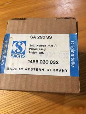 1486 Sachs 030 032 Nos Vintage 290 Ss Piston 74mm Arctic Cat Rupp Scorpion Sno Jet Ski Roule