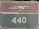 021632 Scorpion Nos Hood 340 Snowmobile Vintage Tk 1980 Decal Front