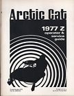 2254-072 Service 1977 Snowmobile Operators Manual Cat Arctic