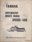 Gpx338g Service Manual 1975 Gpx433g Yamaha Vintage Snowmobile 831