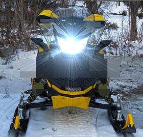 Shyfrult Shyfrult-h4 For 1995 95 Polaris Xlt 600 Led Headlight Kit Plug And Play Sold By