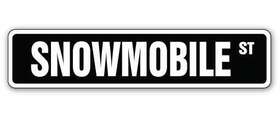 Signmission 022099356127 Snowmobile Street Sign Snowmobiling Sled Skimobile Snow Mobile