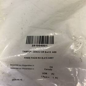 291004801 Ski-doo New Spare Knee Pads Rh B-415 Assy Part Number Ships Free