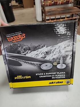 415128957 Ski-doo Woodys 286 Phantom Studs And Support Plates 5/16 - 1.325 96