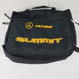 Ski-doo 480500003 Vintage Ski-doo Snow Gear Summit Bag Black Storage Cargo Tunnel Expandable