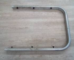 518324655 Ski-doo 2006 Rev Gtx 550 Aluminum Rear Bumper Back Grab Bar Piece 05 06 07
