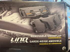 860201914 Ski-doo Snowmobile Linq Removable Snow Flap Bracket Kit