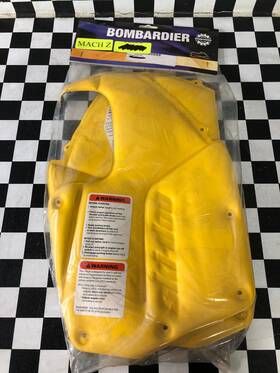 861787200 Ski-doo 2005-2007 Rev Rt Mach Z 1000 Sdi Oem Renegade Yellow Knee Pads Kit 06