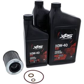 0w-40sae Ski-doo 9779253 Brp Can-am 4t Full Synthetic Xps Oil Change Kit Rotax 600 Ace