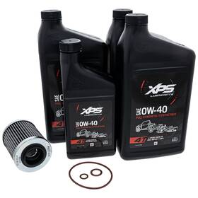 0w-40sae Ski-doo 9779254 Brp Can-am Full Synthetic Xps Oil Change Kit Rotax 900 Ace