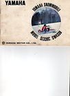 Sw433b Sl338c Rare Yamaha Snowmobile Service