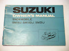 Sm10dj Sm10j Vintage Owner Snowmobile Manual Suzuki Sm20j