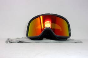 Smith 716736827575 Frontier Goggles For Skiing And Snowboarding Slate Red Sol-x Mirror Lens