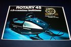 76omc Sno-machine Vintage Evinrude Johnson Snowmobile Poster Rotary 76 45
