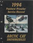 2255-005 Snowmobile Arctic Pantera Cat 1994 Service Manual Prowler 283