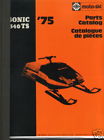 340ts Snowmobile Manual 1975 Sonic 167 Parts Moto-ski