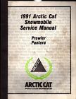 2254-647 Snowmobile Manual Cat Pantera Service 386 1991 Prowler Arctic