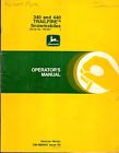 Om-m68491 Snowmobile Manual Operators 340 1980 Deere 440 D9 Trailfire John