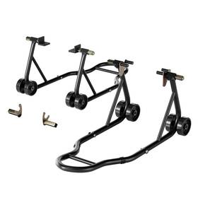 Specstar 885469880888 Motorcycle Stands 882 Lbs Capacity Front Rear Wheels Lift Combo With