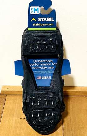 Stabil Icers 689076934190 Traction Tread Cleats Size M Medium Original Heavy Duty Ice New