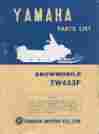 Sw-433c Yamaha 1973 Snowmobile Parts Manual