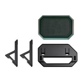 Thermaltake Ac-076-ondnan-a1 Horizontal Display Chassis Stand For Pc Builds Racing Green Tower 600 Series