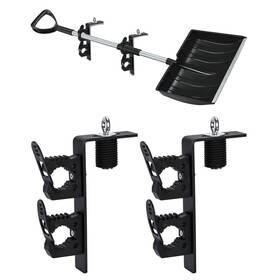 Topown Top-701 Dual Tool Hooks Rack Mount For Polaris Ranger Utv Holder Bed Mou