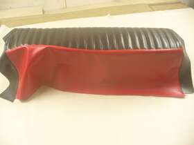 73-75yam Tskinz 73-75yam/sm292 1972-1974 Blk. Pleated/red Yamaha Sm 292 Snowmobile Seat Cover New