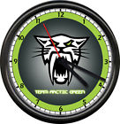 Unbranded Team Arctic Cat Snowmobile Panther Winter Sports Racing Dealer Sign Wall Clock 610563200924