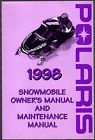9914617 Universal Snowmobile 456 Manual 1998 Polaris Owner