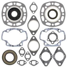 711150 Vertex Pistons Complete Gasket Kit With Oil Seals For Kawasaki Invader 440 1978-1981