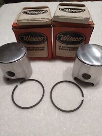 2095ps Vintage Arctic Cat Snowmobile 1973 Ext 1975 Z 340 Pistons Rings Wiseco