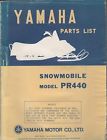 Lit-10018-a2-00 Vintage Parts 1976 Snowmobile 828 Manual Yamaha Pr440