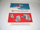 Vintage1969 Jlo Snow Mobile Arctic Polaris Motor Cat Rupp Rockwell Brochure