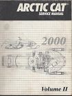 2256-249 Volume Arctic Manual 2000 Snowmobile Cat 494 Service Ii