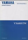 Lit-12628-01-72 Vx600stw Yamaha Manual Snowmobile 218 Owners 1996