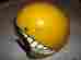 W-m100 Vintage Yellow Snowmobile Ski-doo Helmet 1973 Open Face