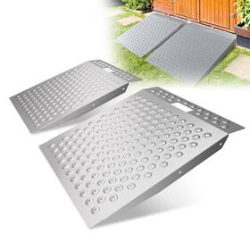 Whalemotor Wmsr-0002 Shed Ramp 2pc 29 L X 48 W 1500 Lbs Capacity Sturdy Anti Slip Loading