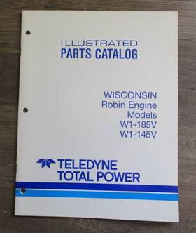 Ttp-30005 Wisconsin Robin Engines W1-185v And W1-145v Parts Manual