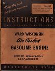 Wmc-aen-64149 Gas Ward-wisconsin Parts Operators Engines 414 Manual Cooled Air